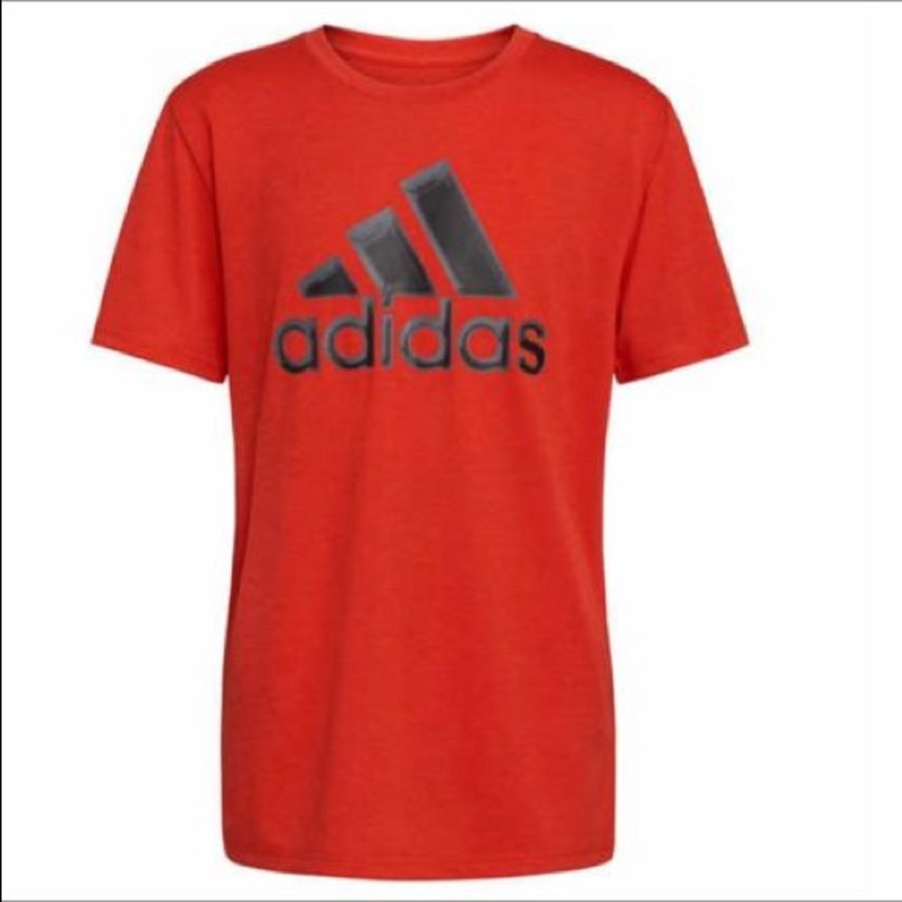 adidas Youth 2-pack Tee, Red set (Youth size : L, XL) - Picture 3 of 9